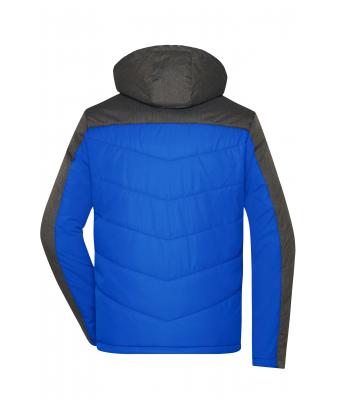 Heren Men's Winter Jacket Royal/antraciet-melange 8493