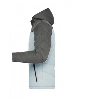 Heren Men's Winter Jacket Zilver/antraciet-melange 8493
