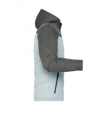 Heren Men's Winter Jacket Zilver/antraciet-melange 8493