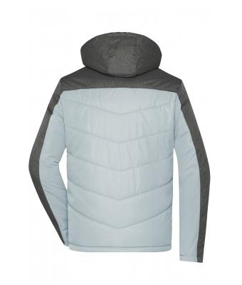 Heren Men's Winter Jacket Zilver/antraciet-melange 8493