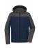 Heren Men's Winter Jacket Navy/antraciet-melange 8493