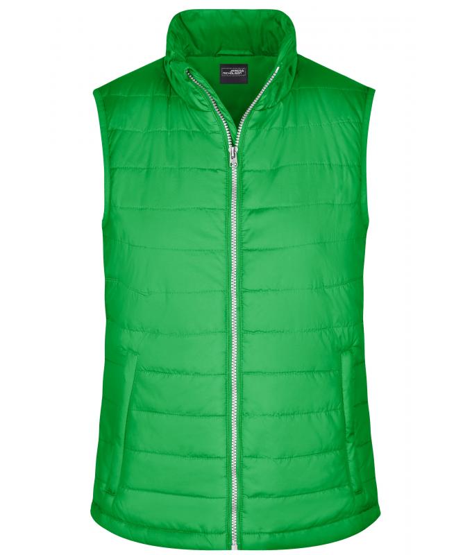 Ladies Ladies' Padded Vest Green 8499