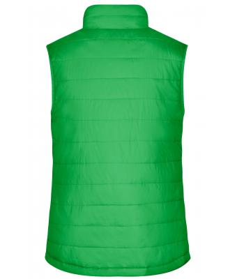 Damen Ladies' Padded Vest Green 8499