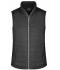 Damen Ladies' Padded Vest Black 8499