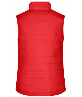 Damen Ladies' Padded Vest Red 8499