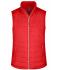 Damen Ladies' Padded Vest Red 8499