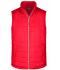 Homme Bodywarmer matelassé homme Rouge 8498