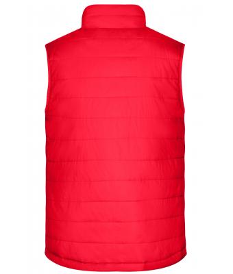Homme Bodywarmer matelassé homme Rouge 8498