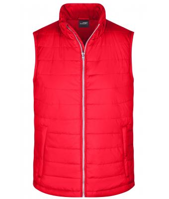 Homme Bodywarmer matelassé homme Rouge 8498