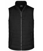 Herren Men's Padded Vest Black 8498