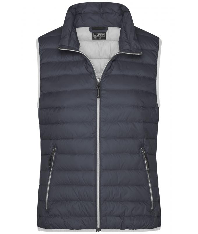 Femme Bodywarmer en duvet femme Graphite/argent 8494