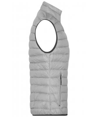Femme Bodywarmer en duvet femme Argent-mélange/graphite 8494