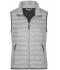 Femme Bodywarmer en duvet femme Argent-mélange/graphite 8494