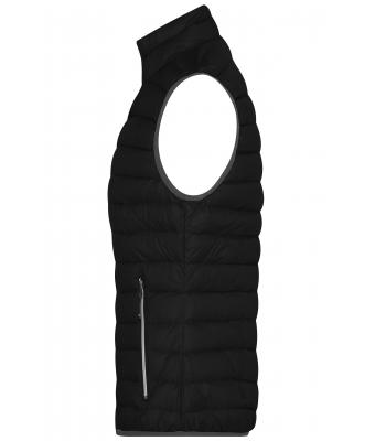 Femme Bodywarmer en duvet femme Noir/argent 8494