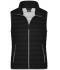 Femme Bodywarmer en duvet femme Noir/argent 8494