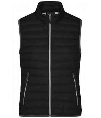 Femme Bodywarmer en duvet femme Noir/argent 8494