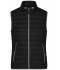 Femme Bodywarmer en duvet femme Noir/argent 8494