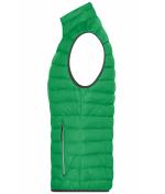 Femme Bodywarmer en duvet femme Vert-fougère/argent 8494