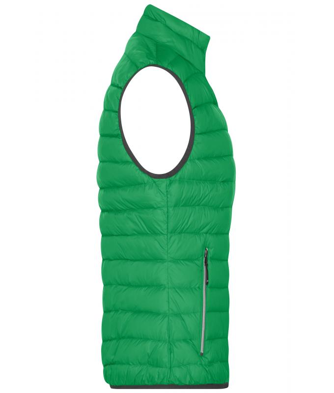 Femme Bodywarmer en duvet femme Vert-fougère/argent 8494