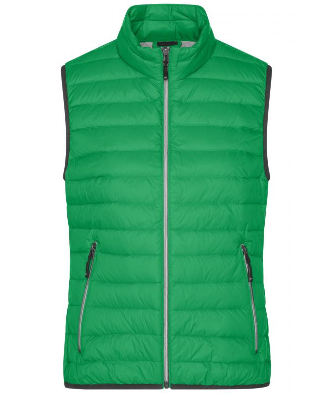 Femme Bodywarmer en duvet femme Vert-fougère/argent 8494