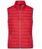 Femme Bodywarmer en duvet femme Rouge/argent 8494