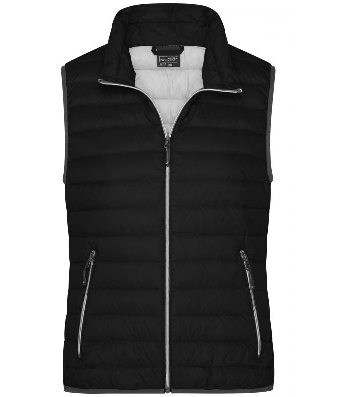 Ladies Ladies' Down Vest Black/silver 8494