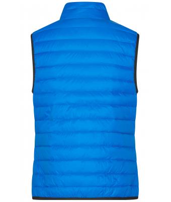 Ladies Ladies' Down Vest Cobalt/silver 8494