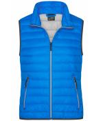 Ladies Ladies' Down Vest Cobalt/silver 8494