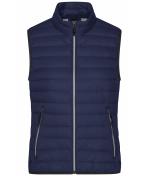 Ladies Ladies' Down Vest Navy/silver 8494