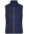 Ladies Ladies' Down Vest Navy/silver 8494