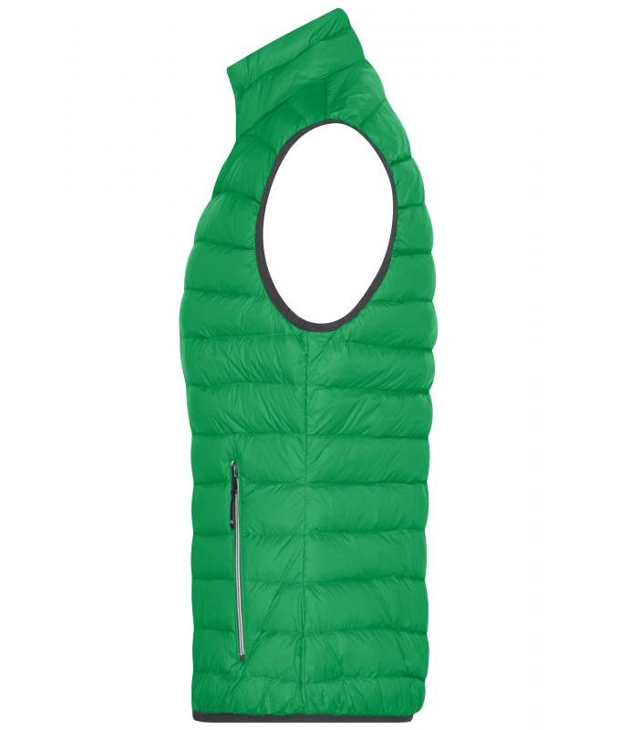 Damen Ladies' Down Vest Fern-green/silver 8494