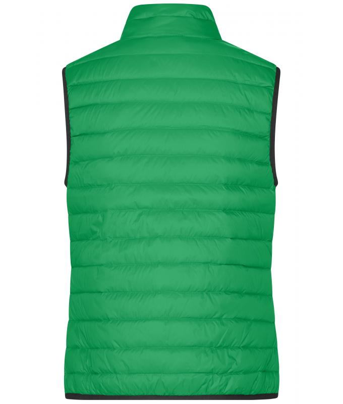 Damen Ladies' Down Vest Fern-green/silver 8494