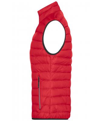 Ladies Ladies' Down Vest Red/silver 8494