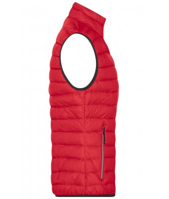 Ladies Ladies' Down Vest Red/silver 8494