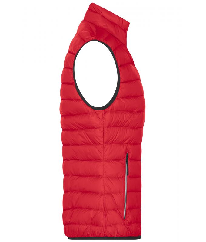 Ladies Ladies' Down Vest Red/silver 8494