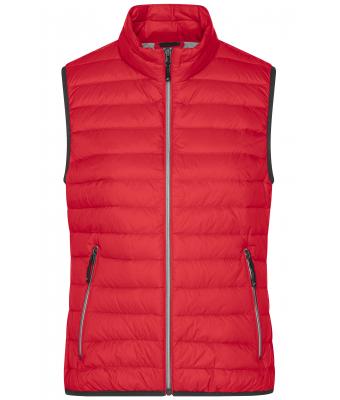 Ladies Ladies' Down Vest Red/silver 8494