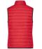 Dames Ladies' Down Vest Rood/zilver 8494