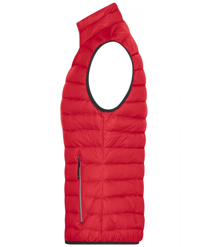 Damen Ladies' Down Vest Red/silver 8494