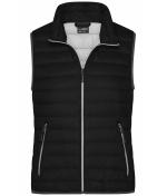 Damen Ladies' Down Vest Black/silver 8494