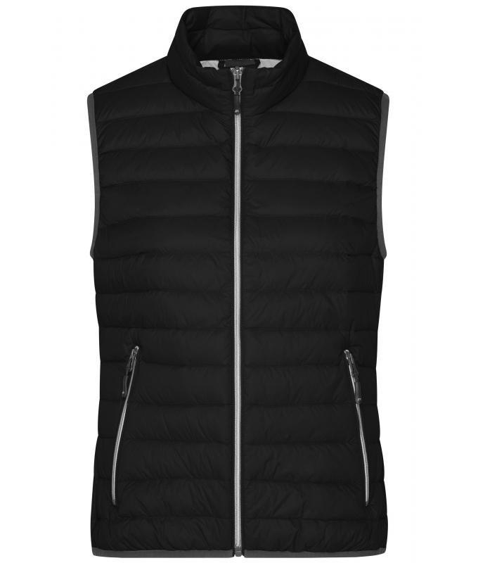 Damen Ladies' Down Vest Black/silver 8494