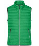 Damen Ladies' Down Vest Fern-green/silver 8494
