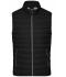 Homme Bodywarmer en duvet homme Noir/argent 8495