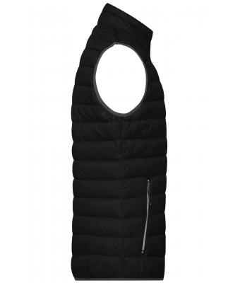 Men Men's Down Vest Black/silver 8495