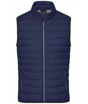 Heren Men's Down Vest Navy/zilver 8495