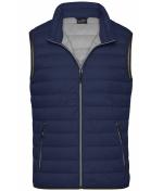 Men Men's Down Vest Navy/silver 8495