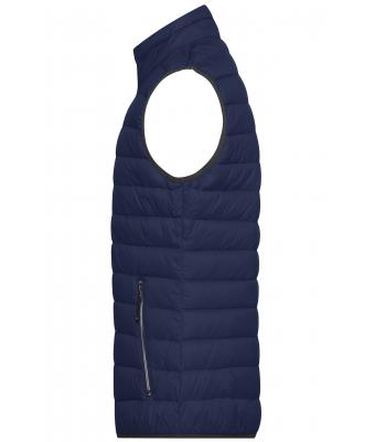 Men Men's Down Vest Navy/silver 8495