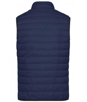 Men Men's Down Vest Navy/silver 8495