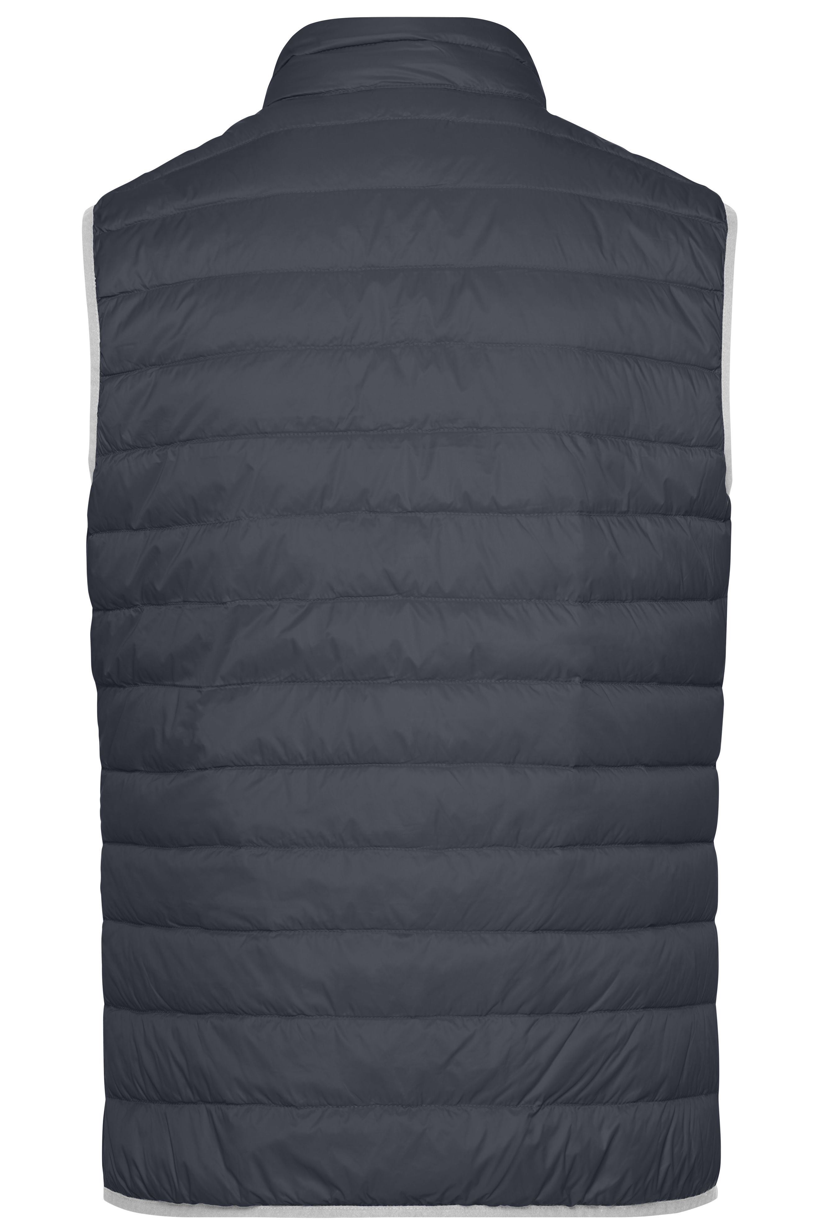 Men Men's Down Vest Graphite/silverDaiber
