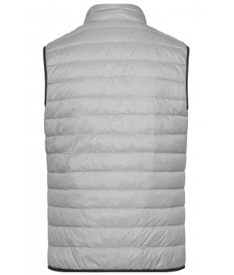 Heren Men's Down Vest Zilver-melange/grafiet 8495