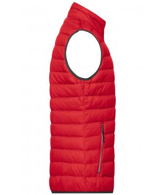 Heren Men's Down Vest Rood/zilver 8495